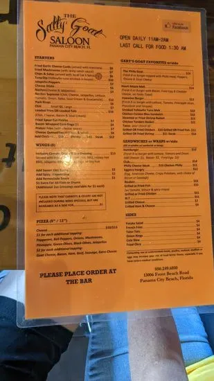 Menu 5