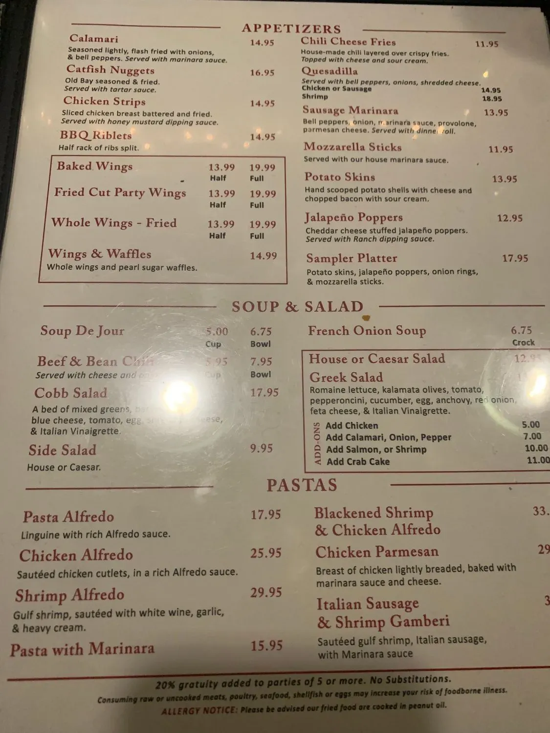 Menu 5