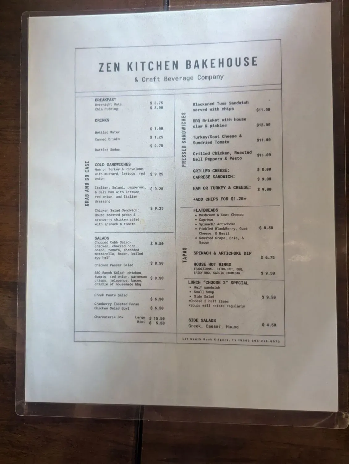 Menu 3