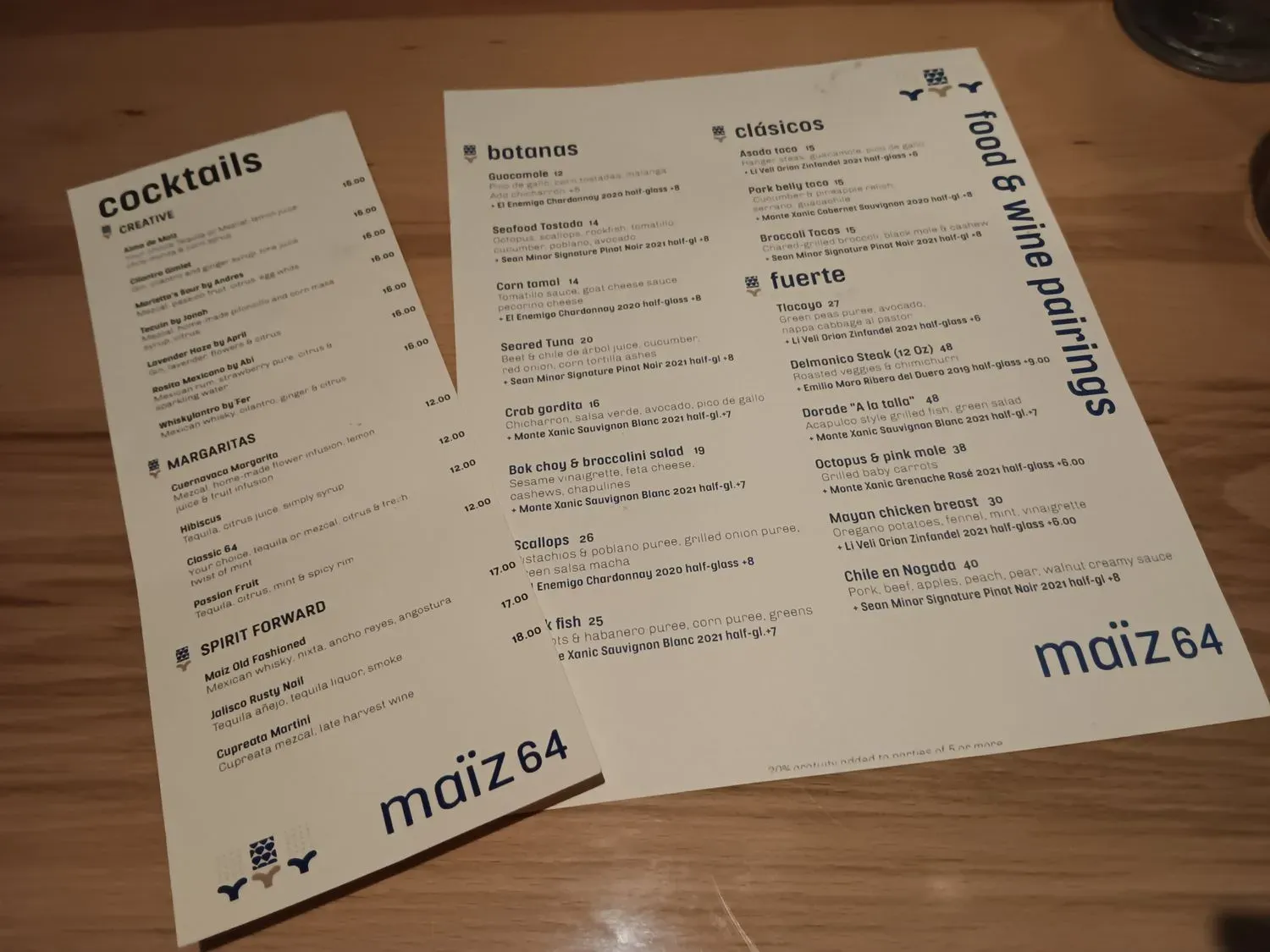 Menu 6