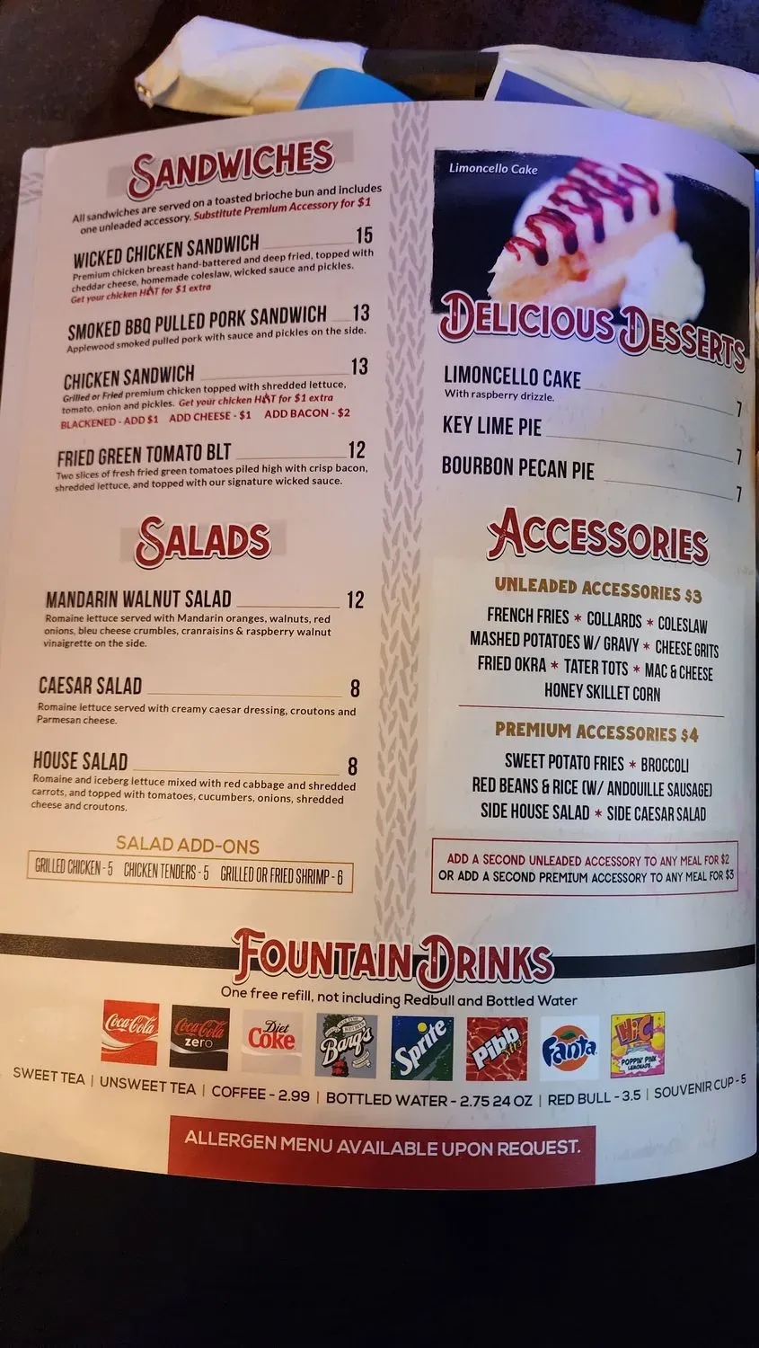 Menu 2