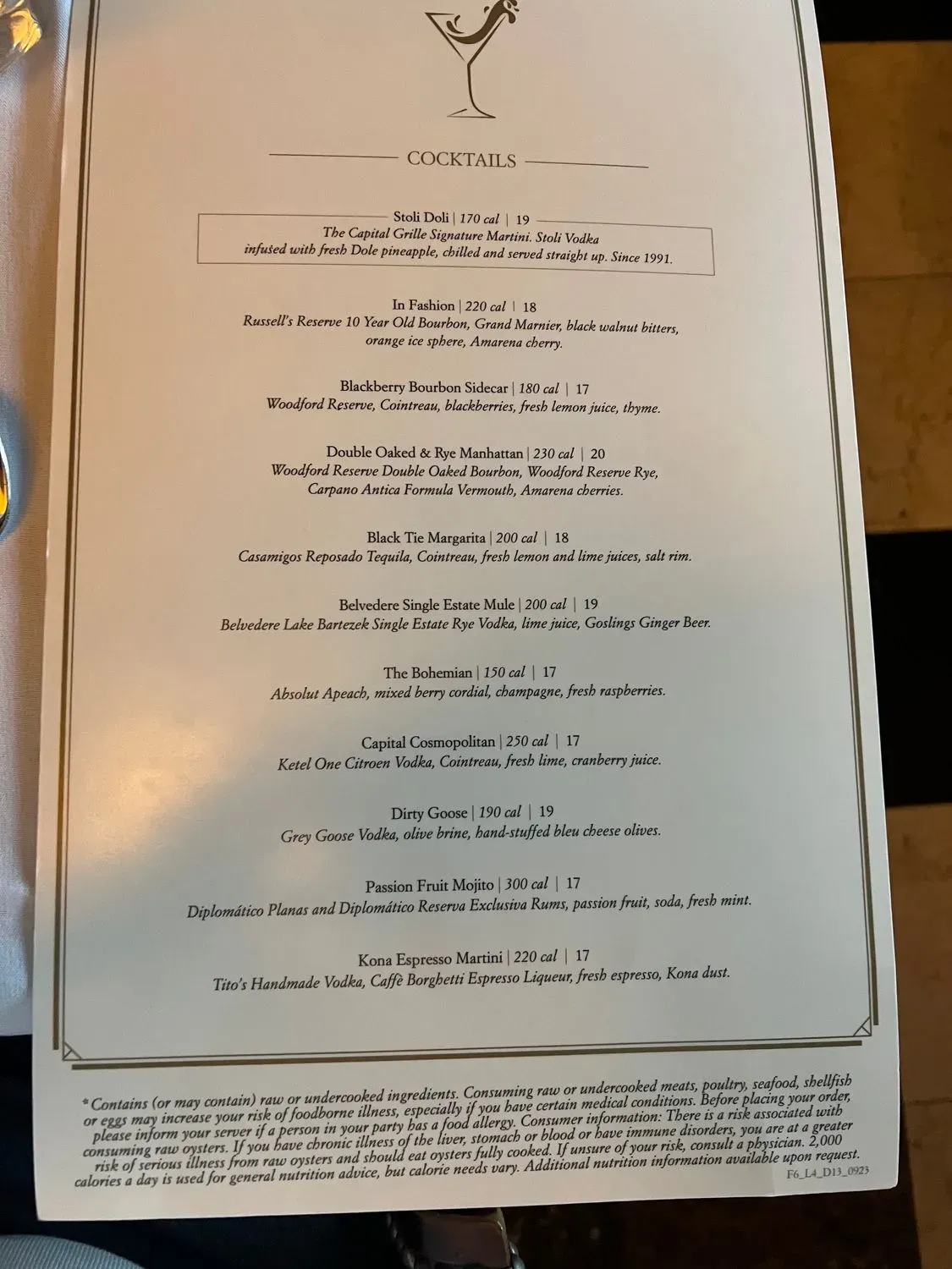 Menu 6