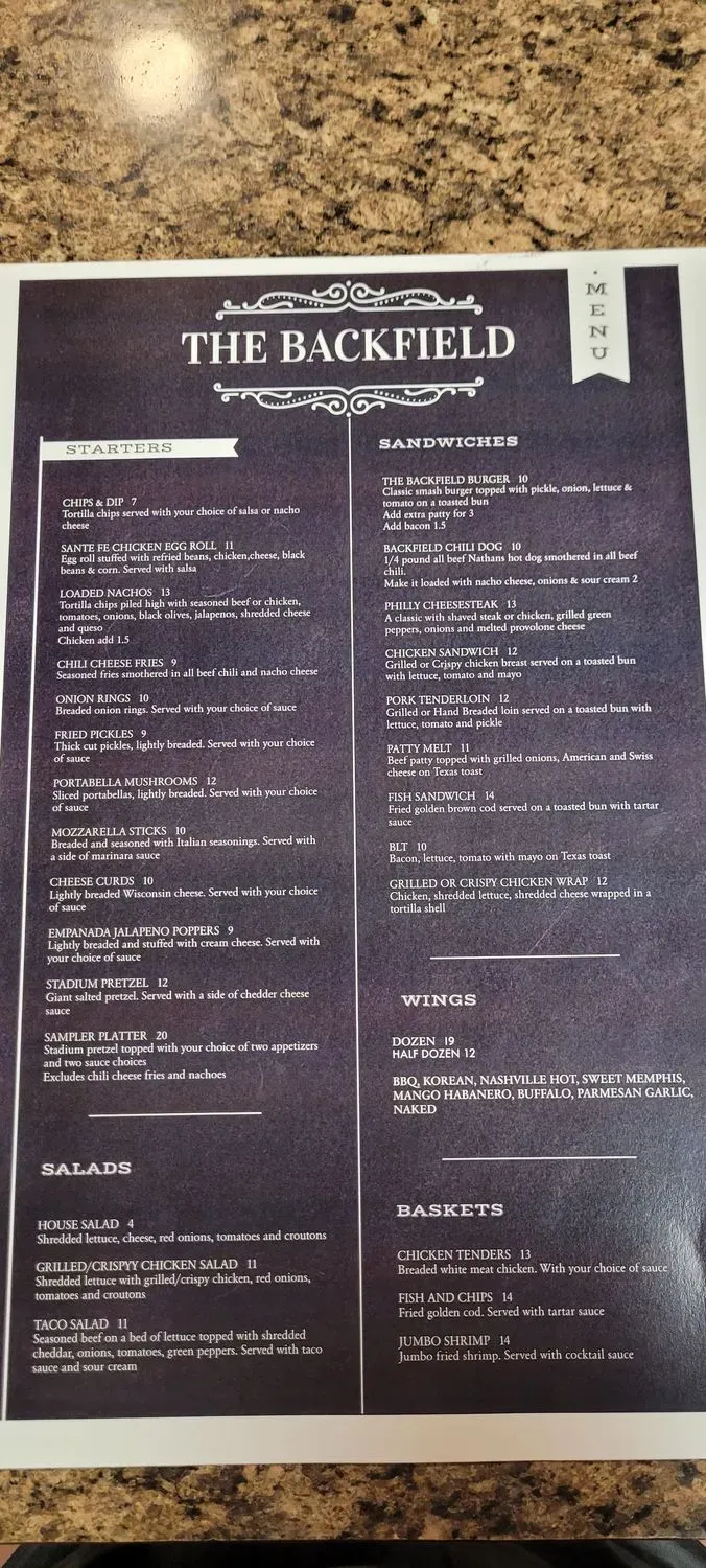 Menu 4