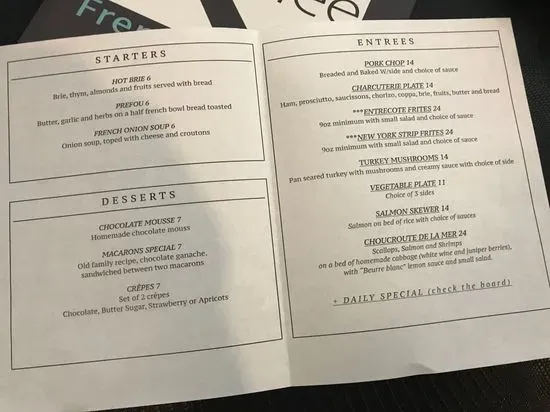 Menu 4