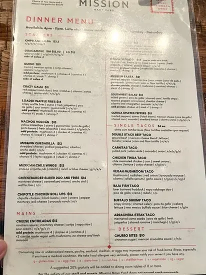 Menu 6