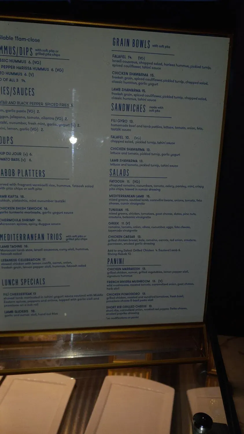 Menu 6