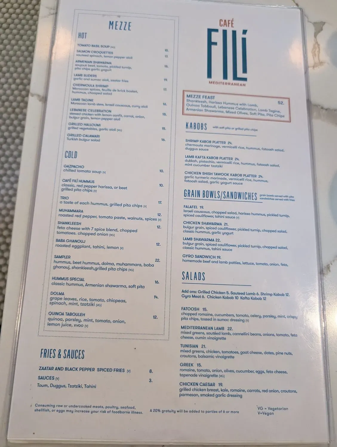 Menu 2