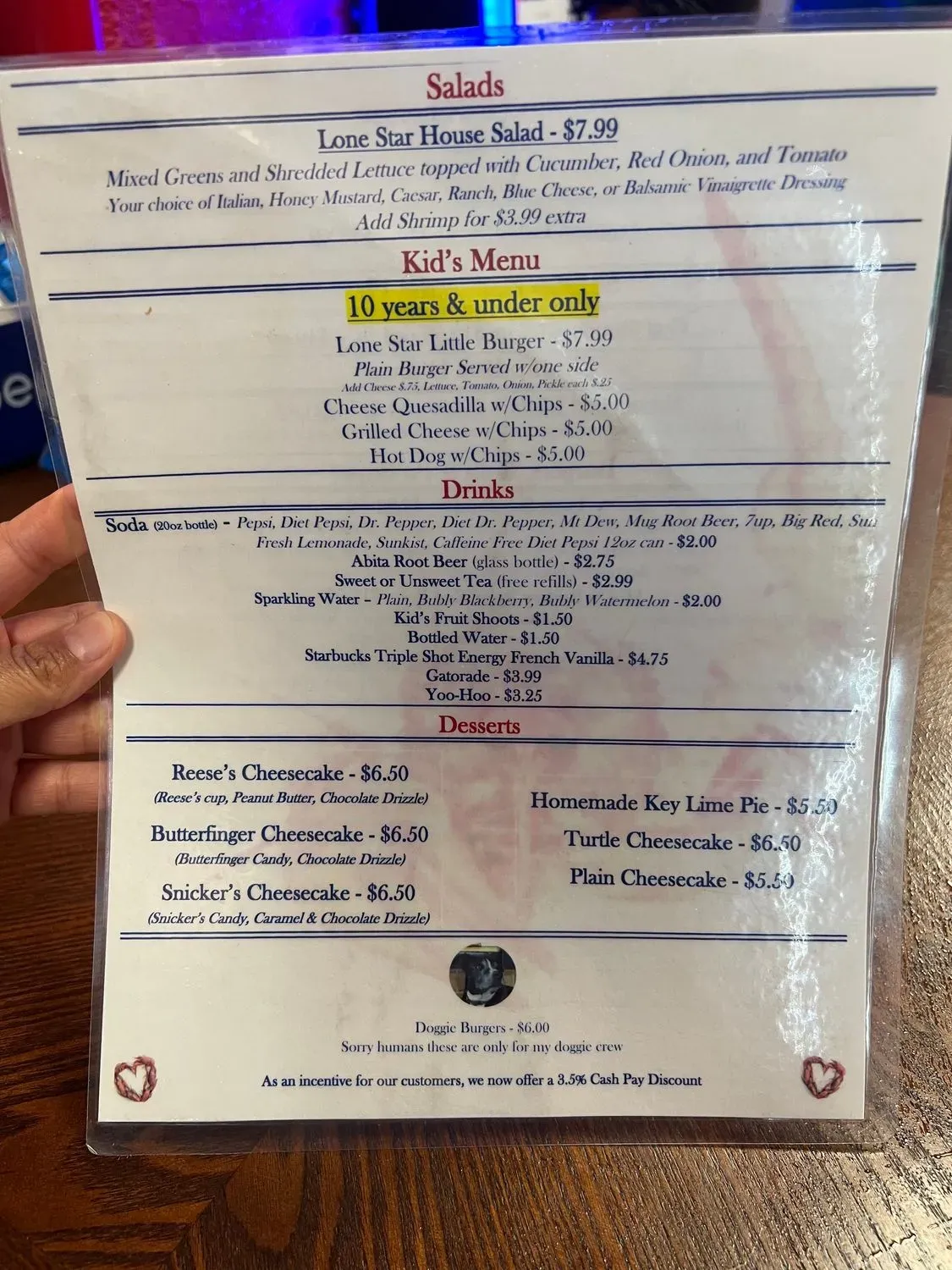 Menu 5