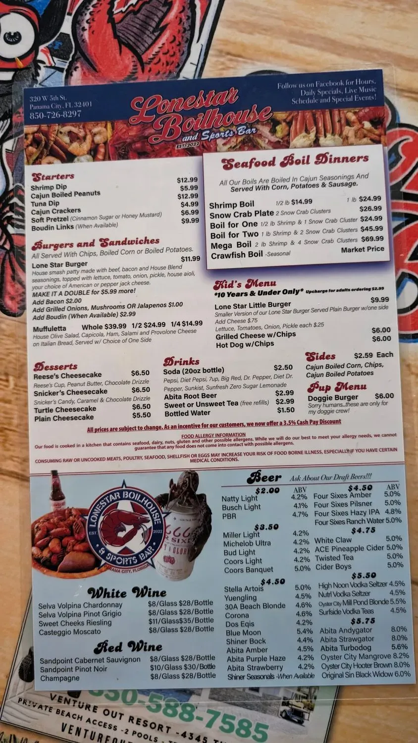 Menu 6