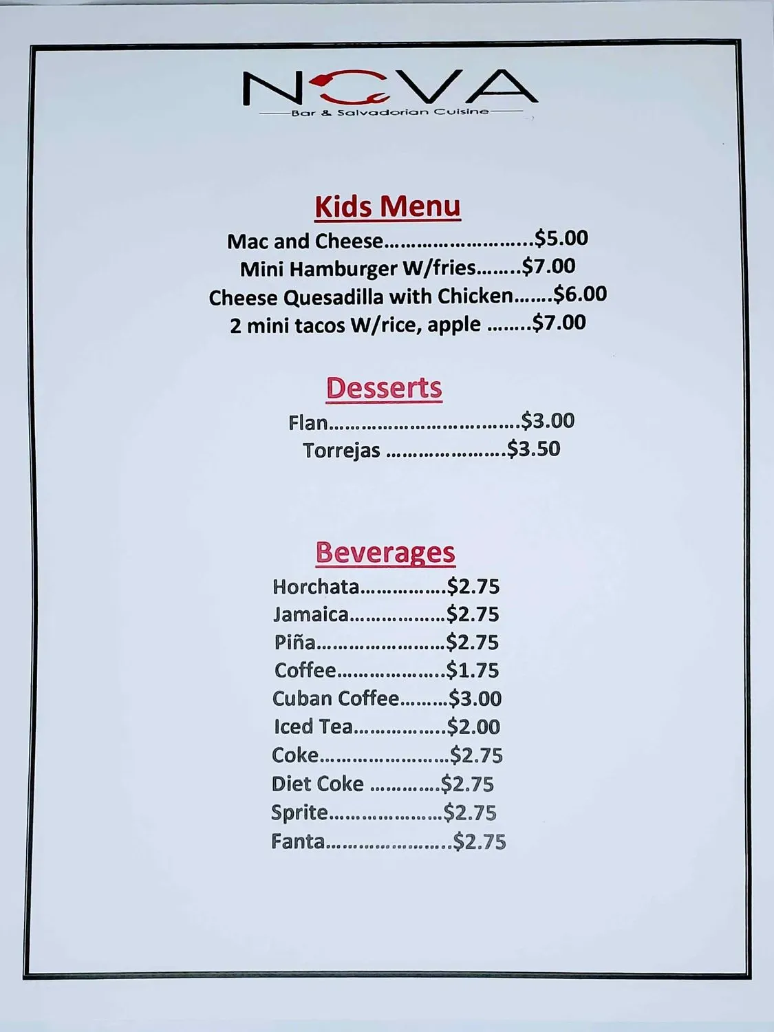 Menu 4