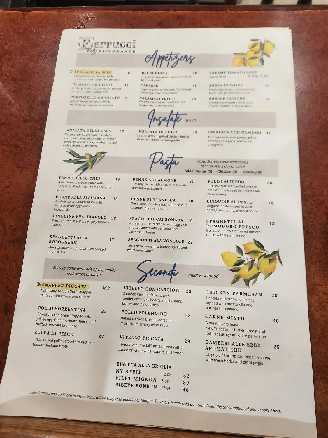 Menu 4