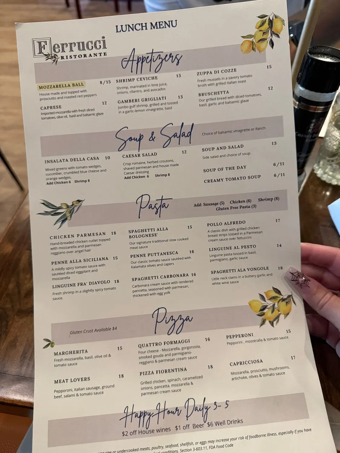 Menu 5