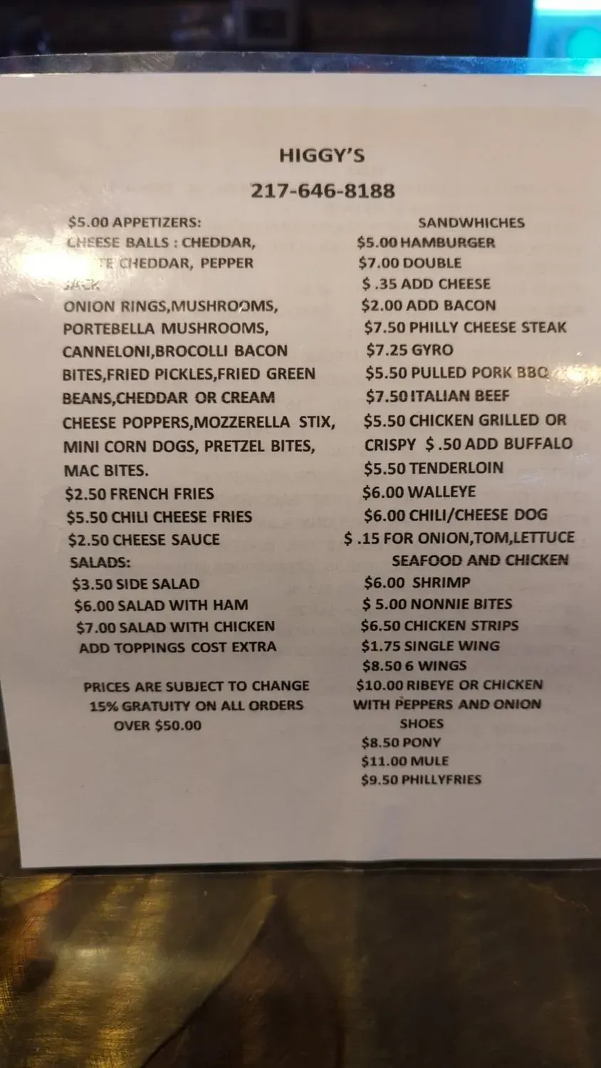 Menu 2