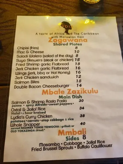 Menu 5