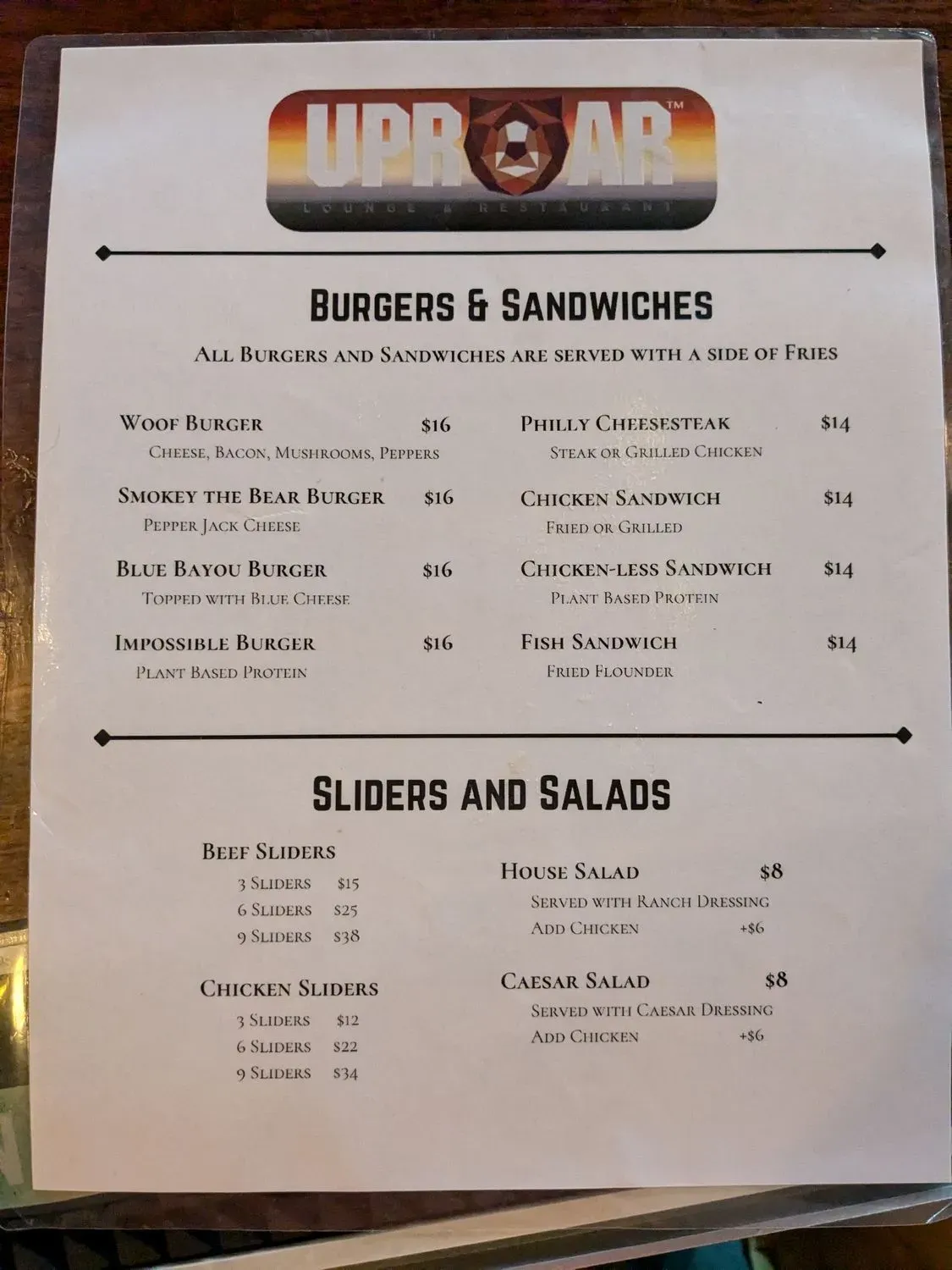 Menu 3