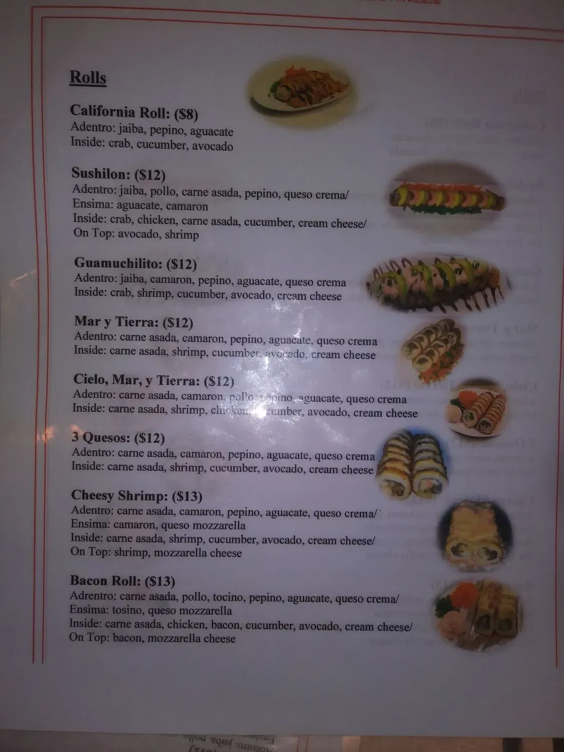 Menu 5