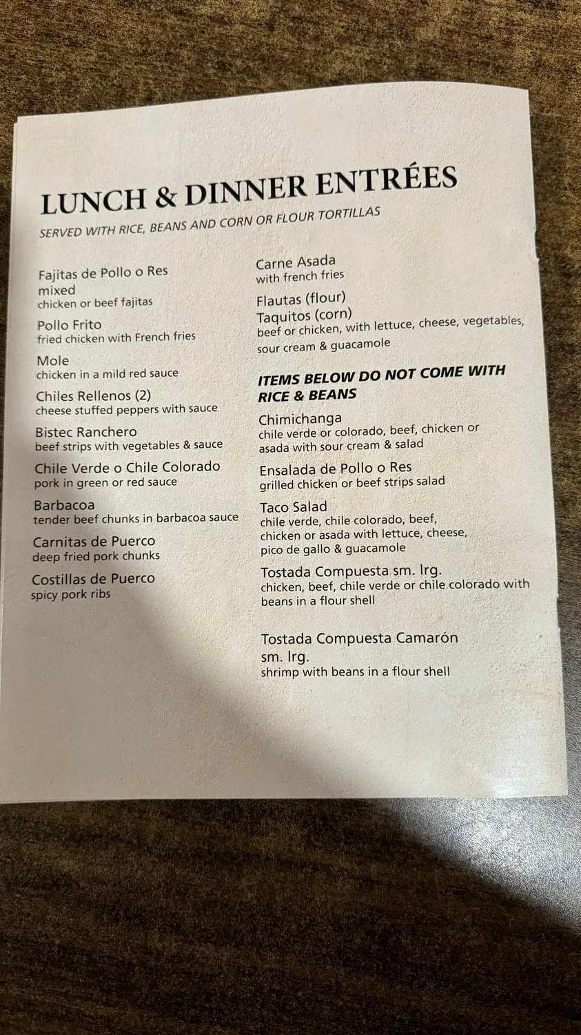 Menu 6