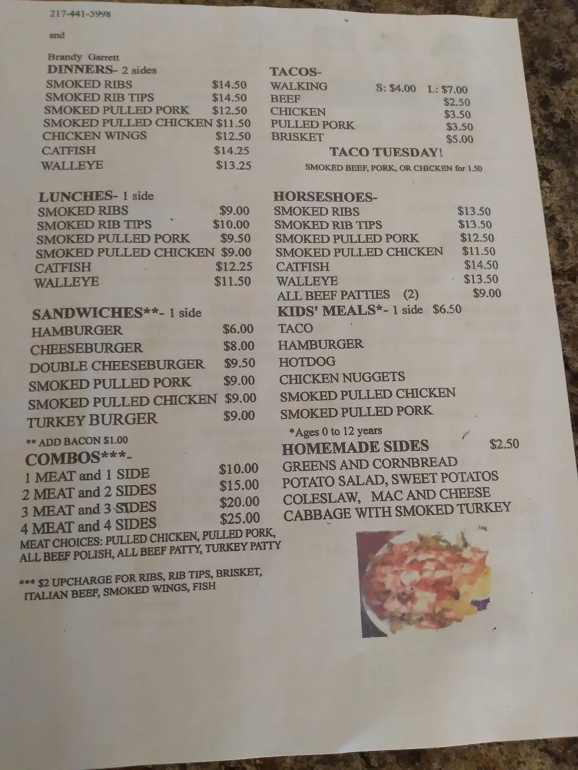 Menu 2