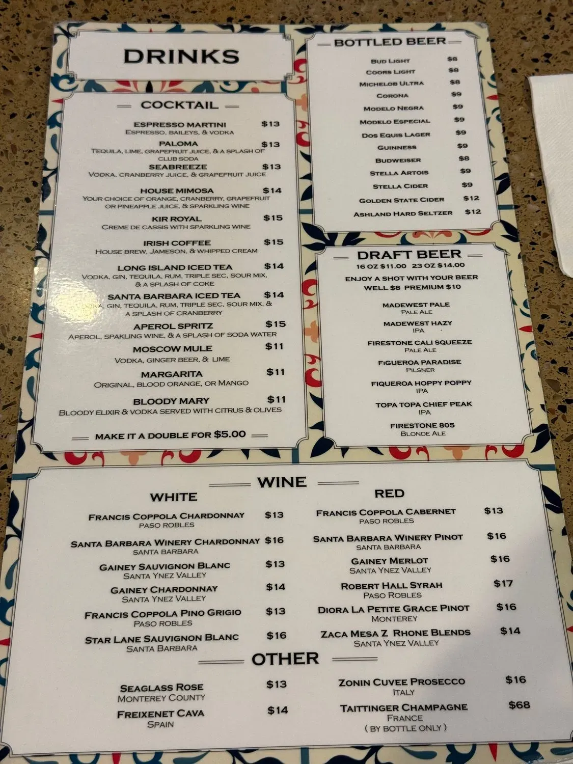 Menu 2