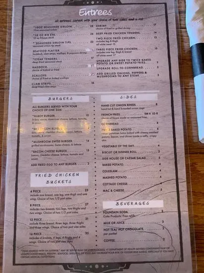 Estella's Bar and Grill Menu | Lyndonville, VT | Checkle