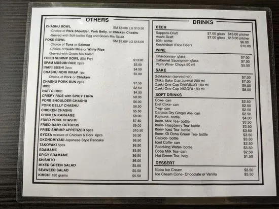 Menu 5