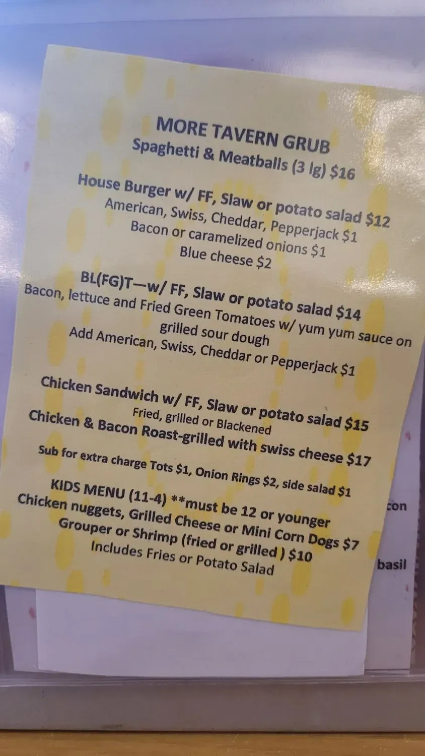 Menu 4