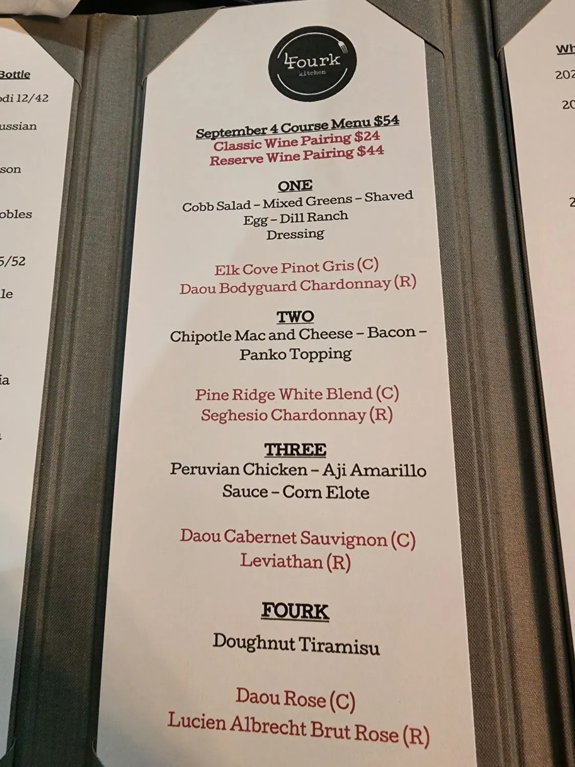 Menu 4