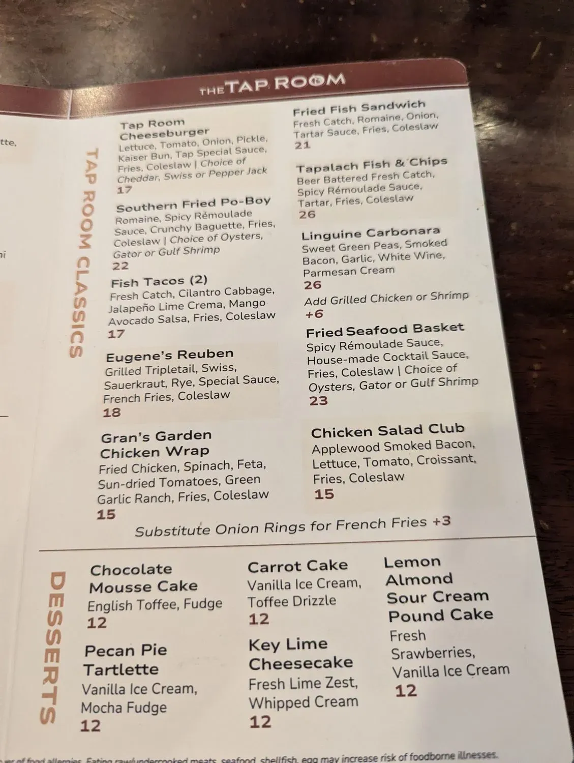 Menu 5