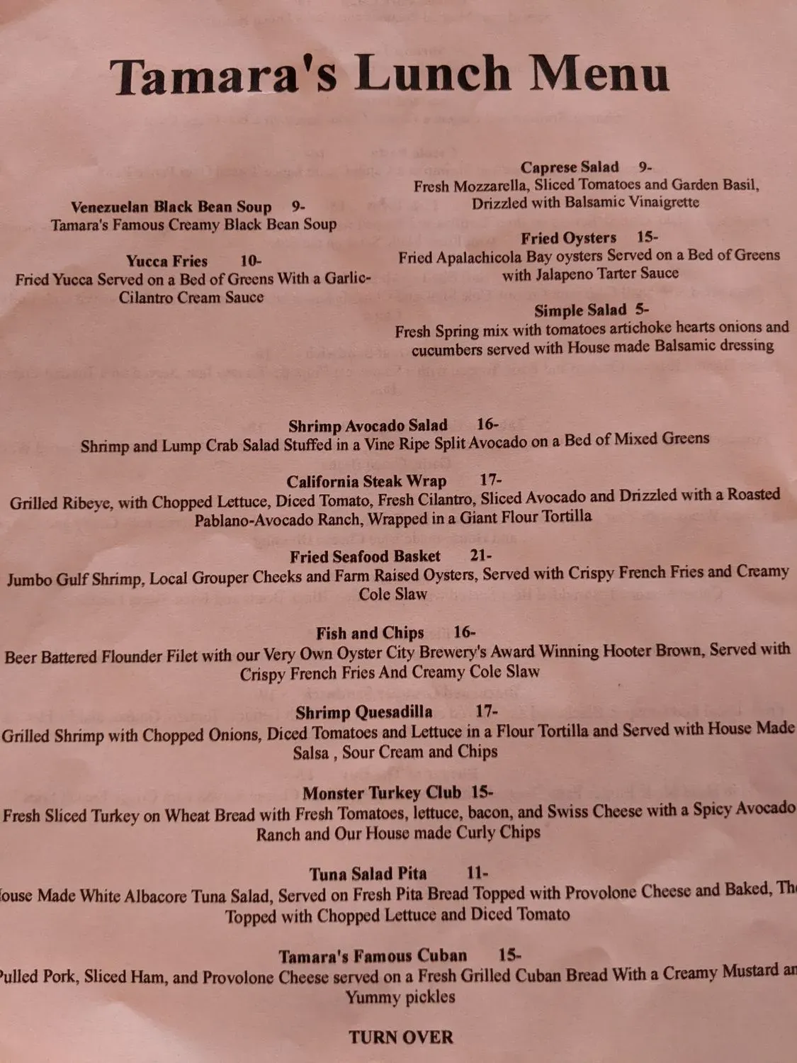 Menu 2