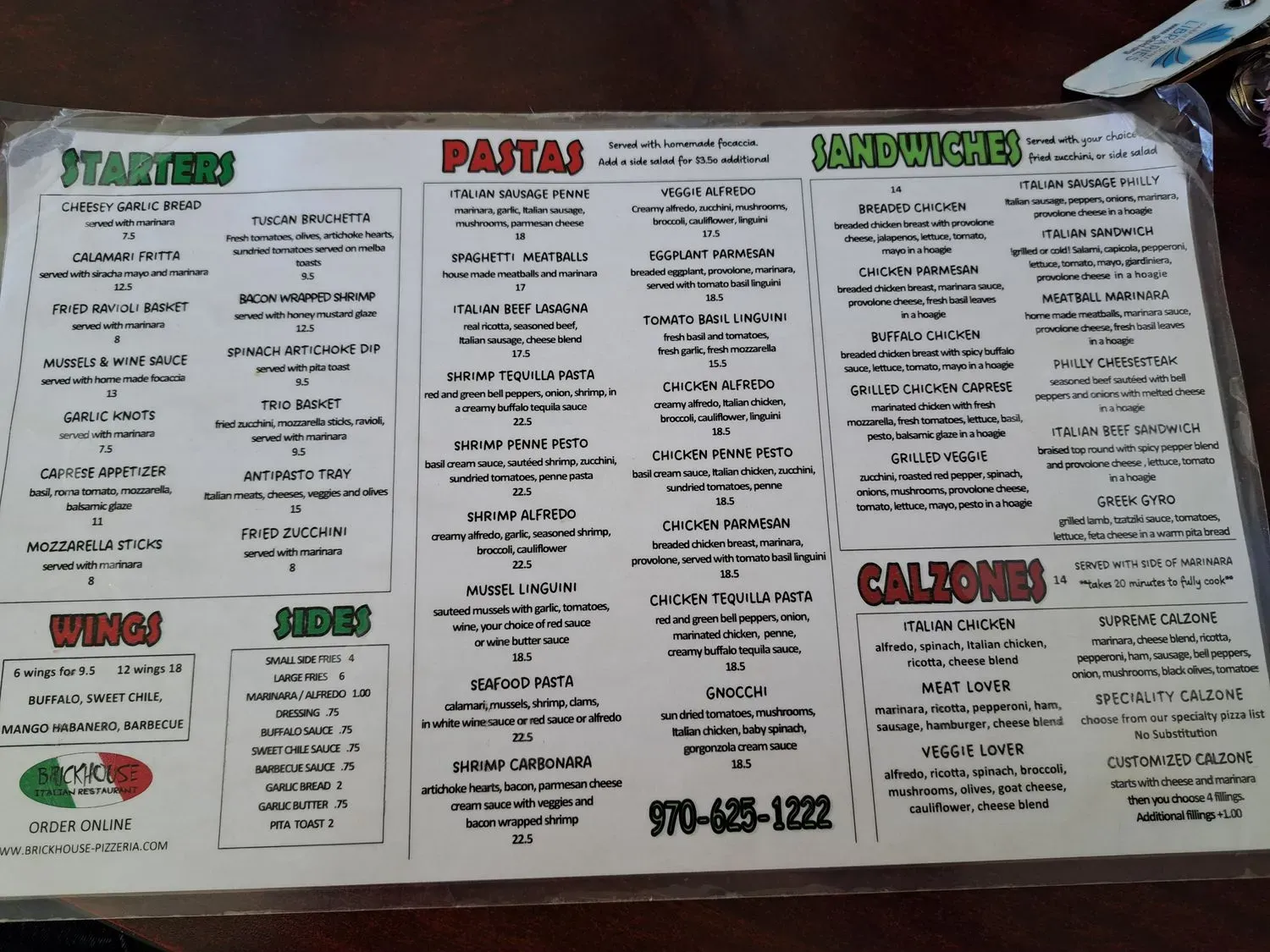 Menu 3