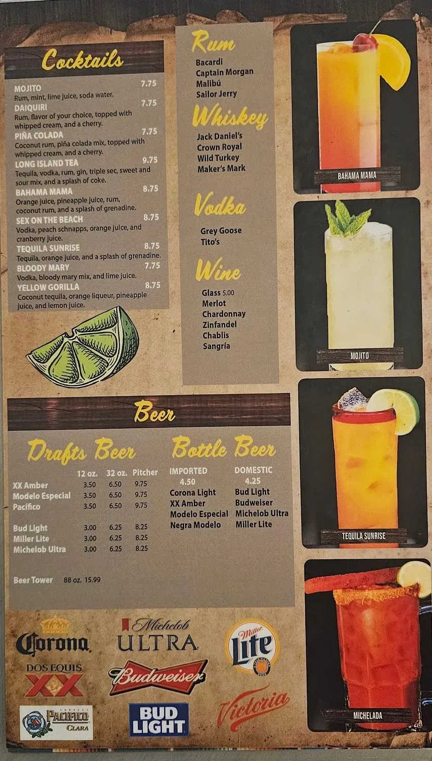 Menu 4