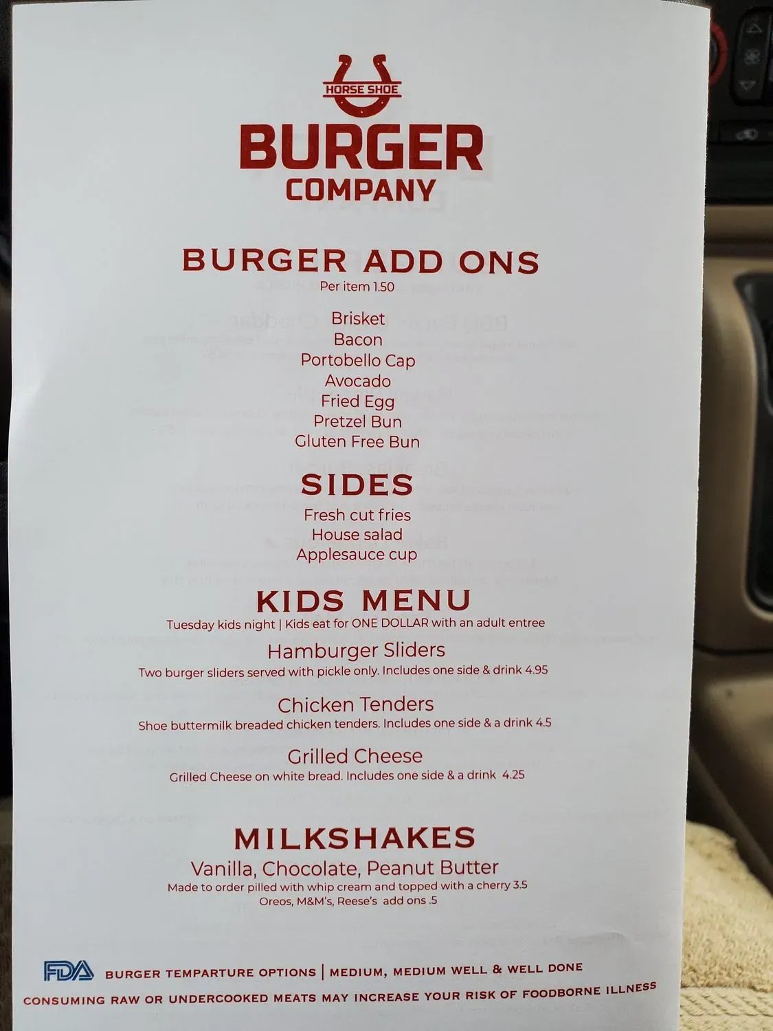 Menu 4