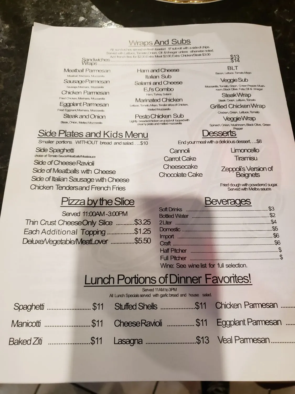 Menu 2