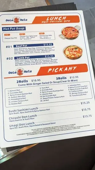 Menu 6