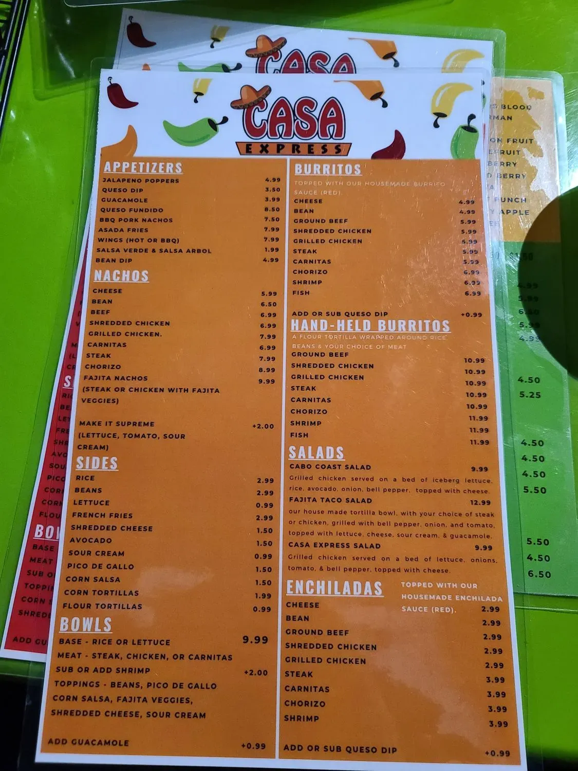 Menu 3