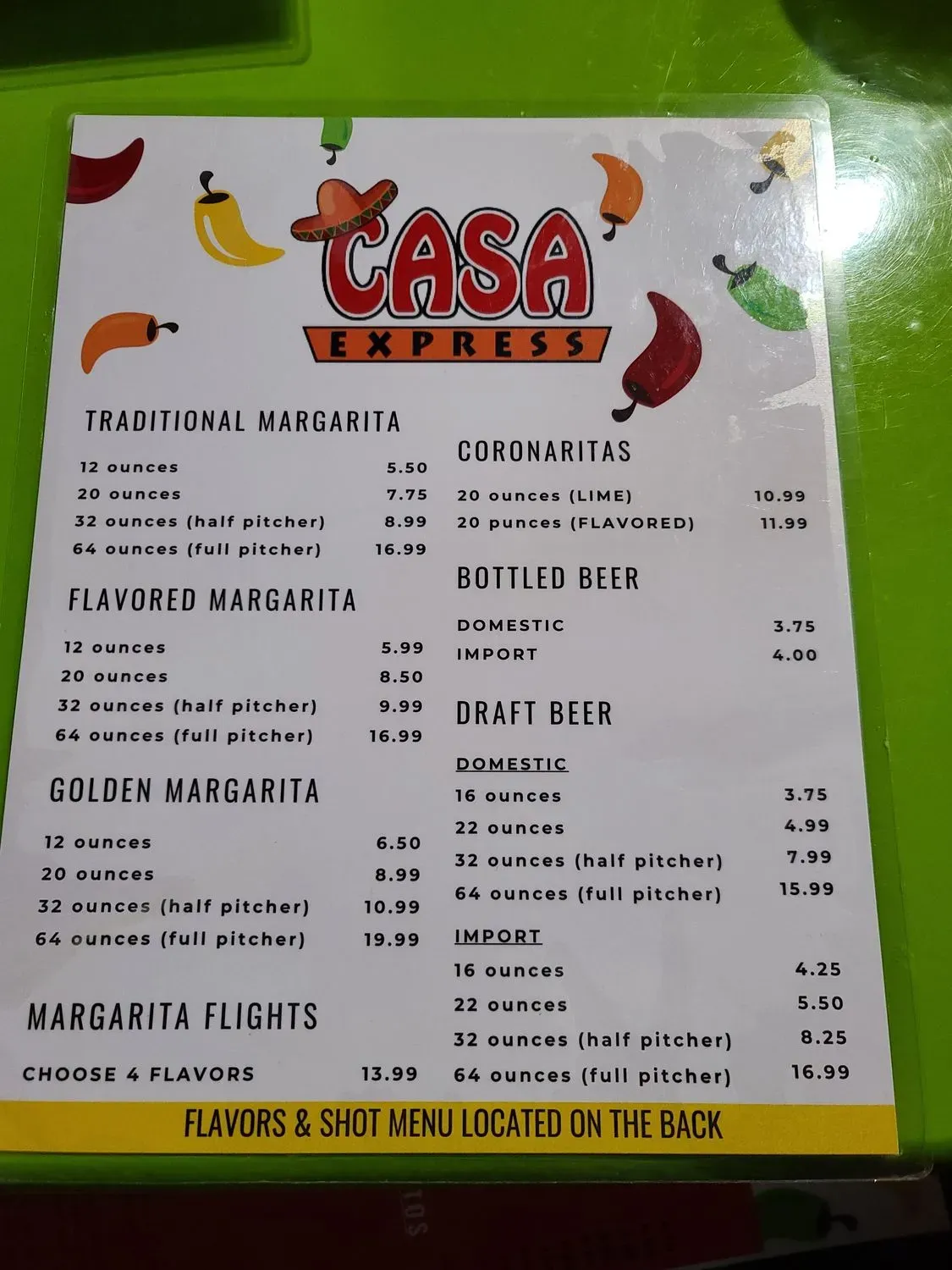 Menu 2