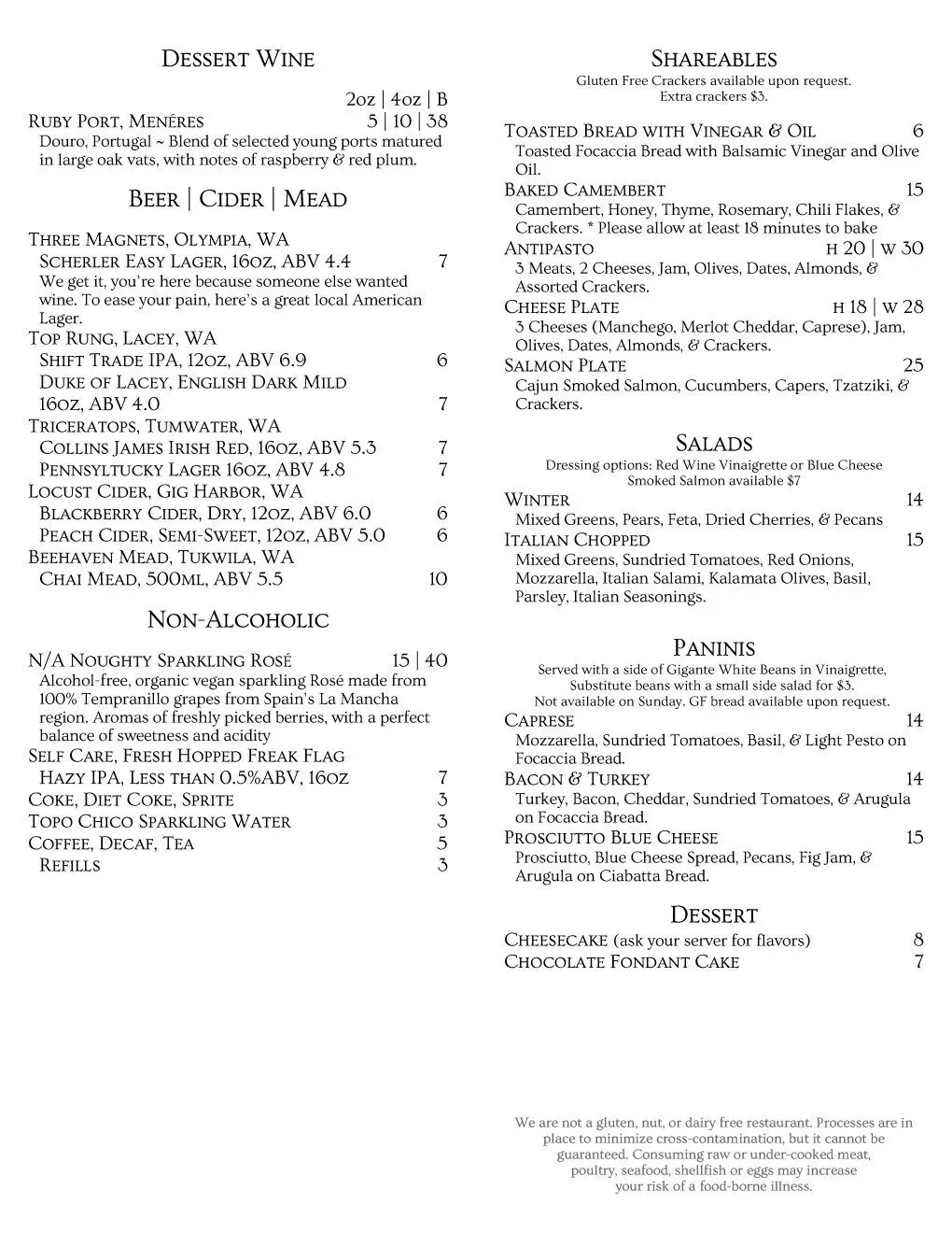 Menu 2