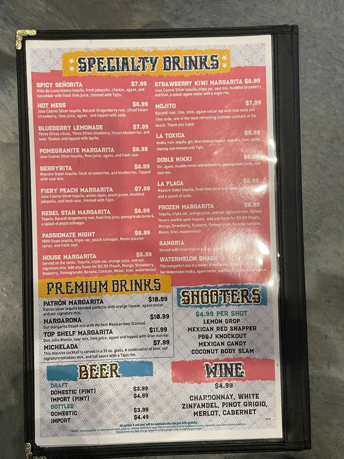 Menu 4