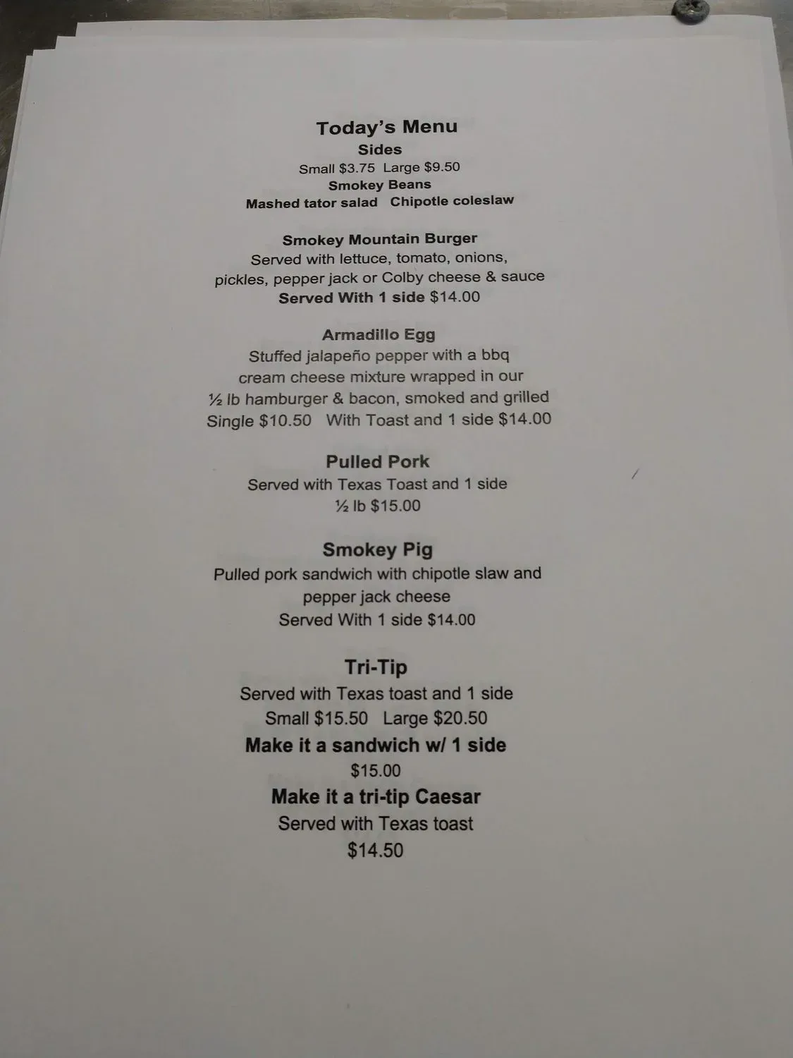 Menu 3