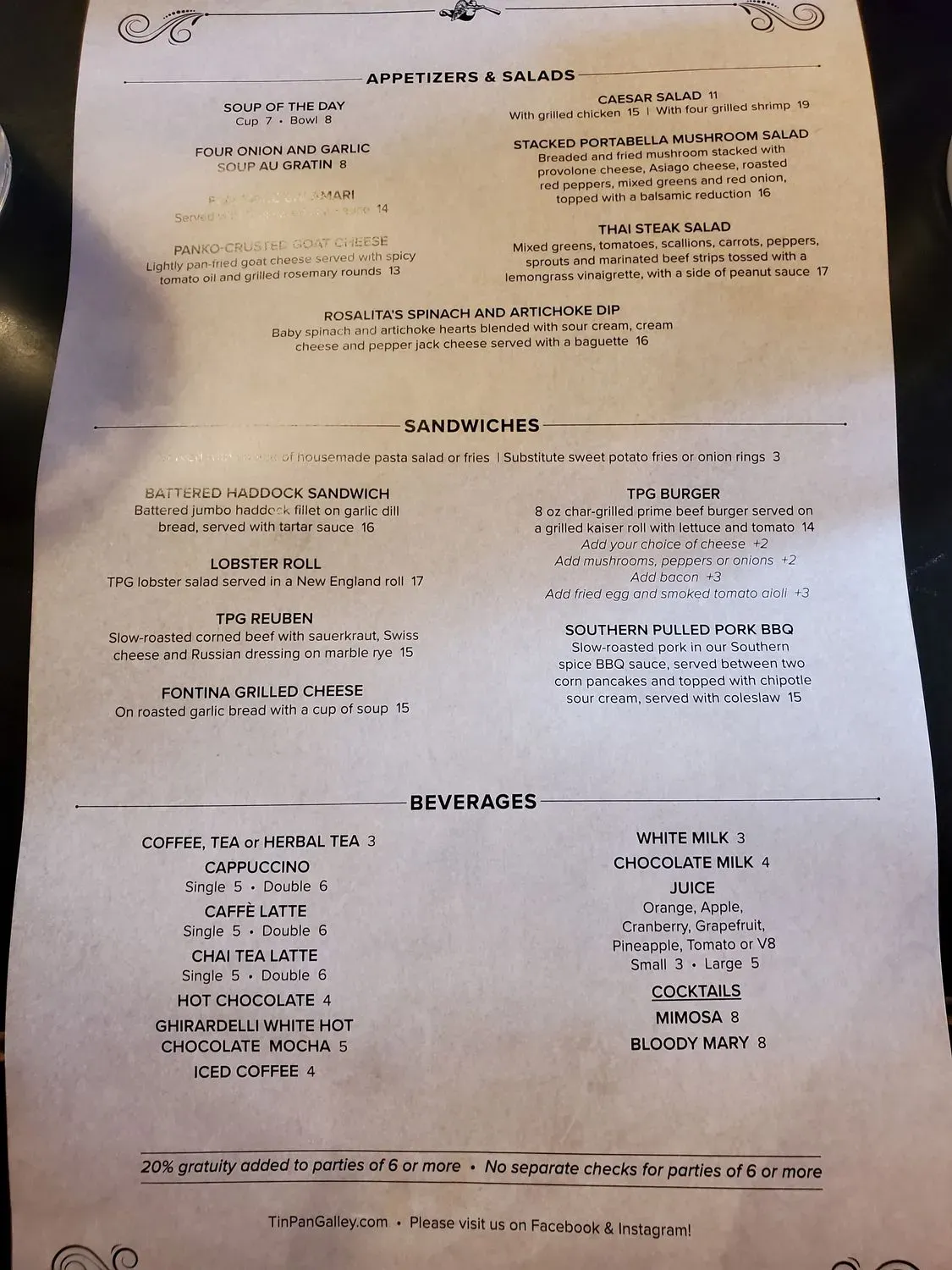 Menu 2