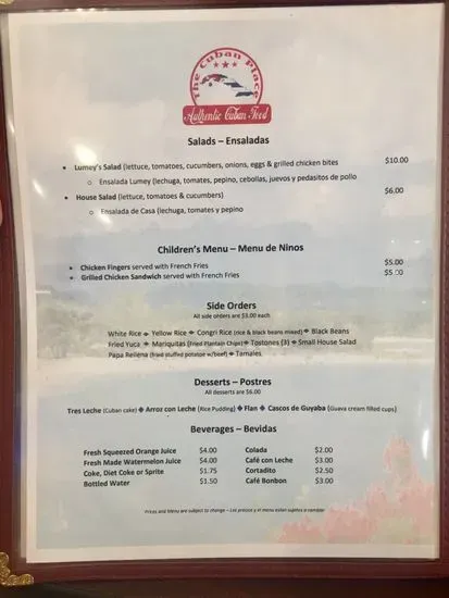 Menu 6