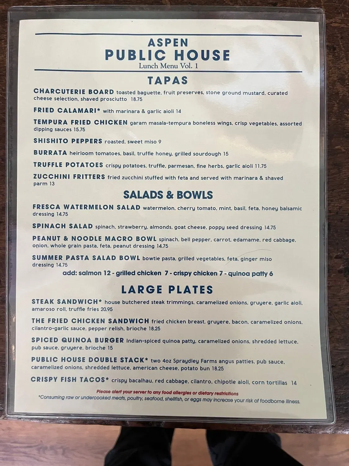 Menu 4