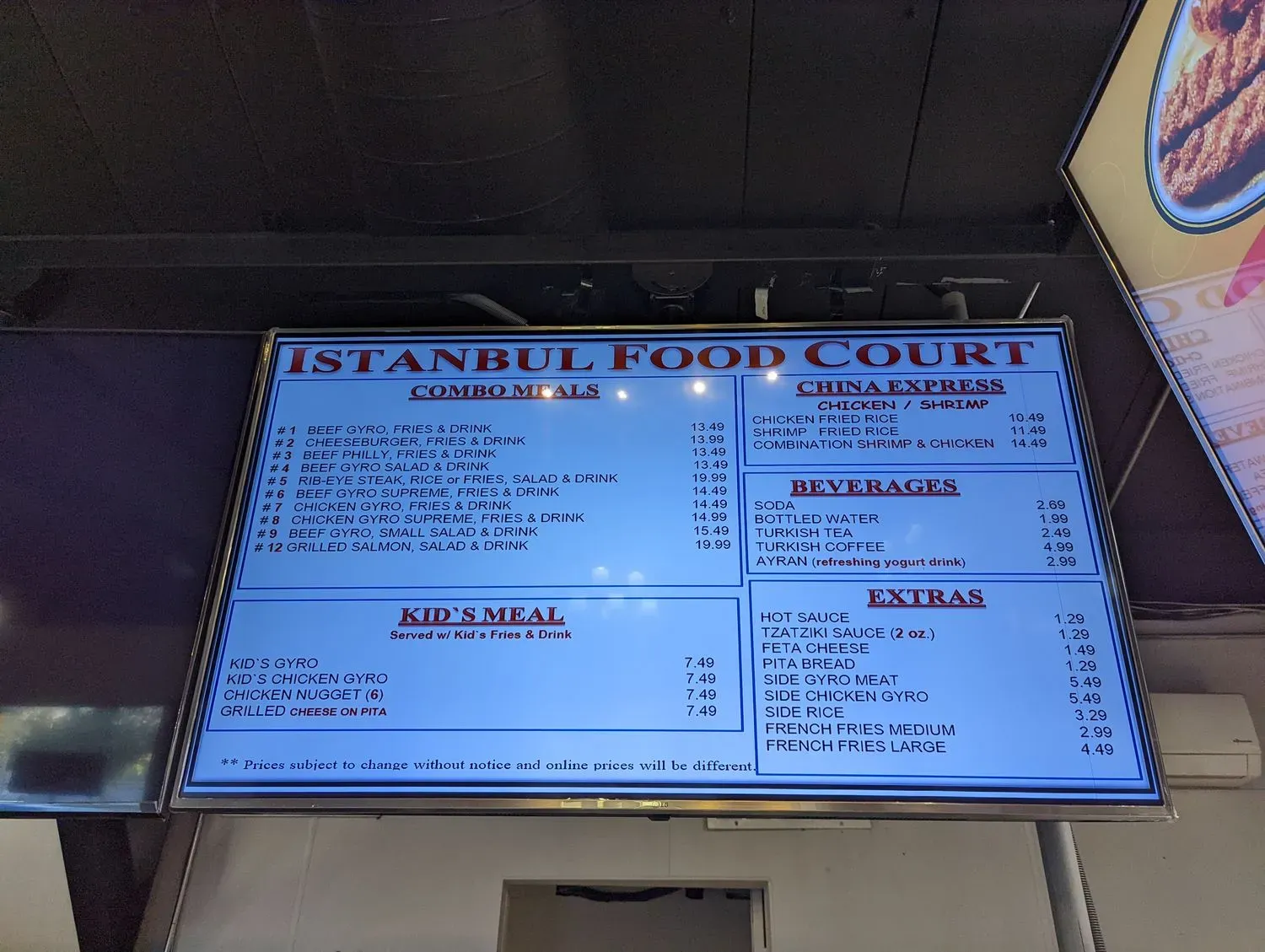 Menu 3