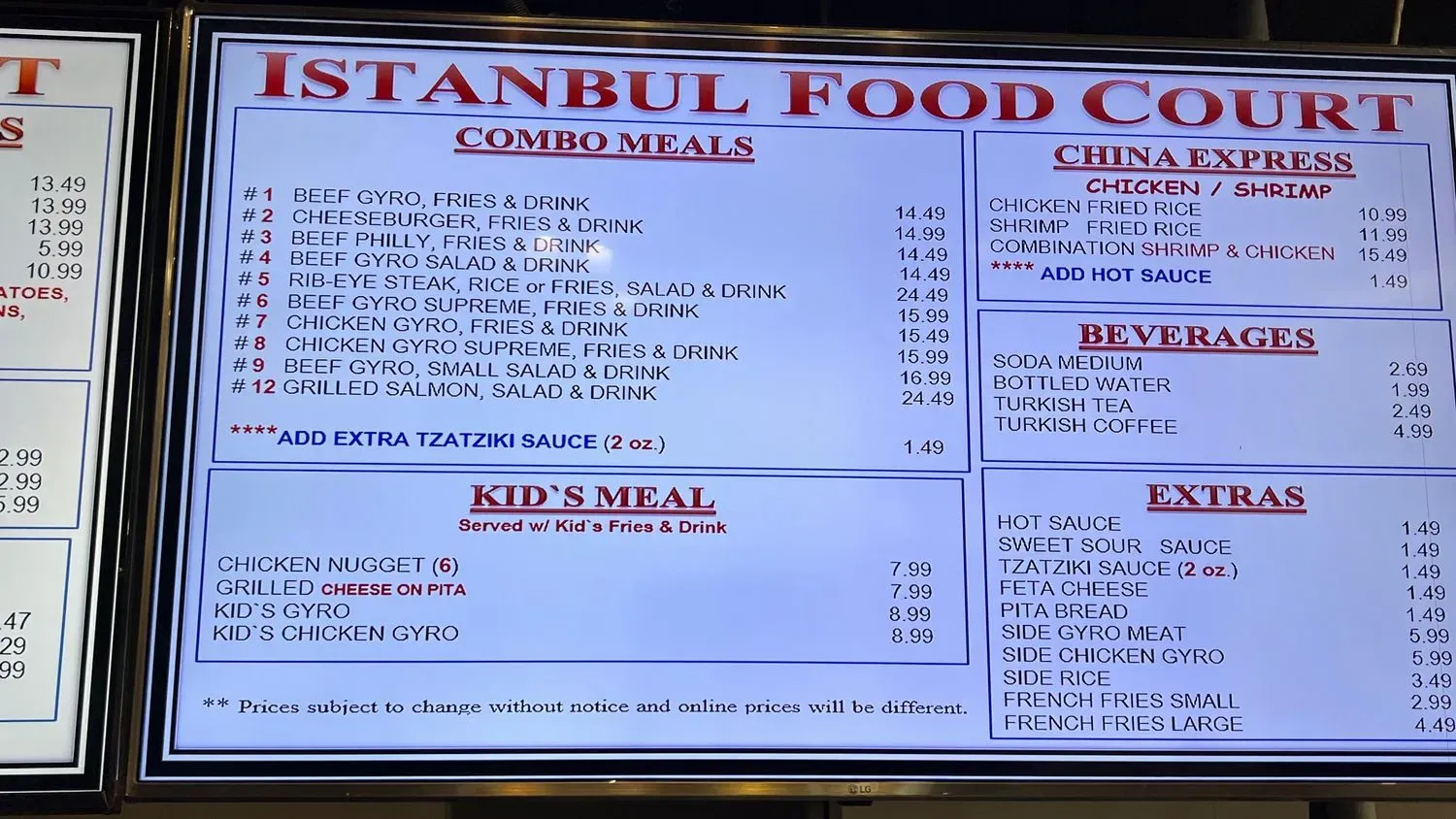 Menu 2