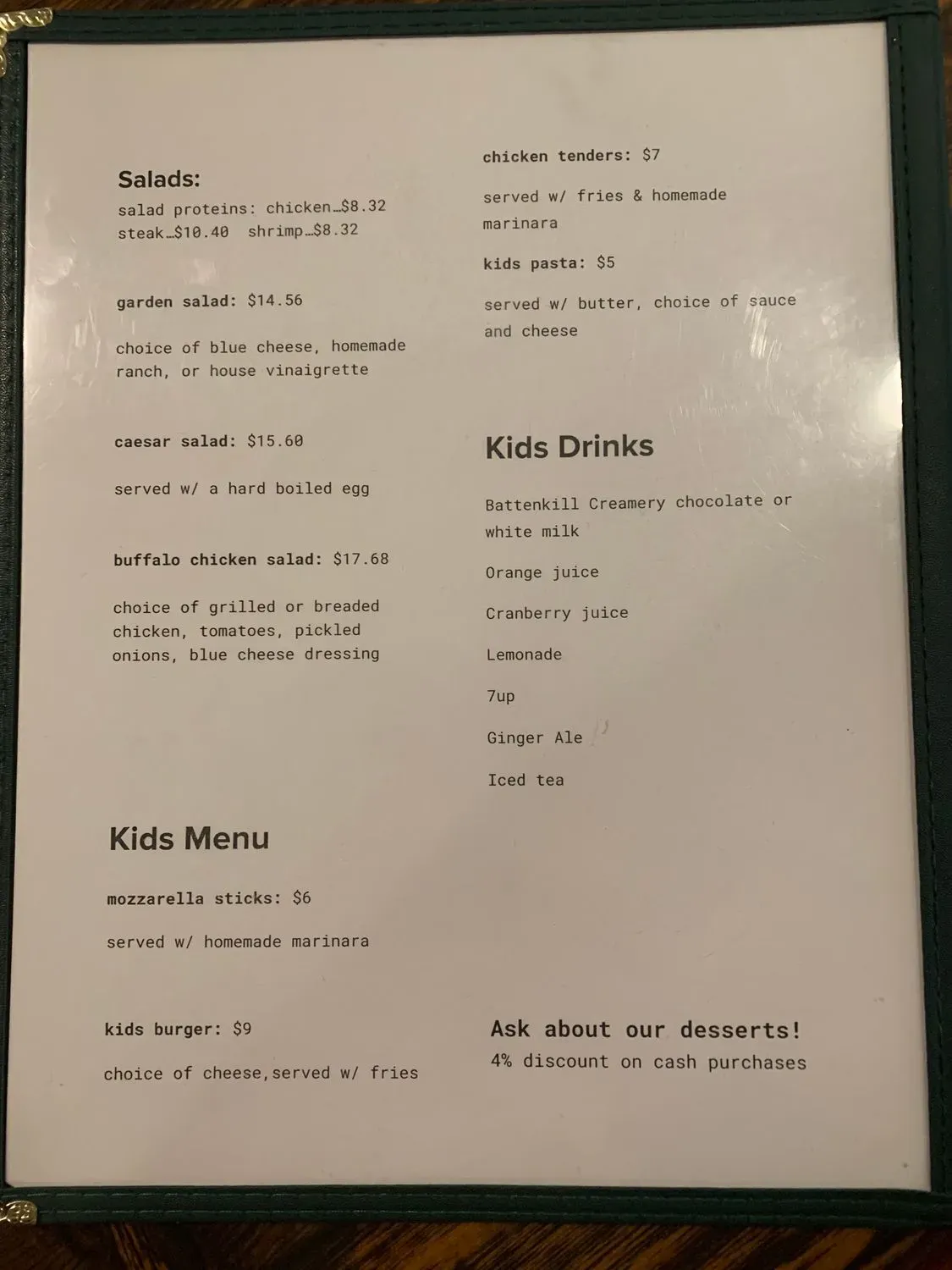 Menu 2