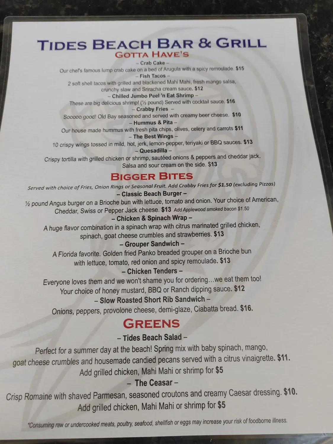 Menu 4