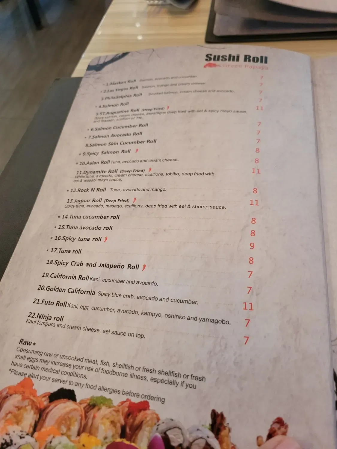 Menu 6