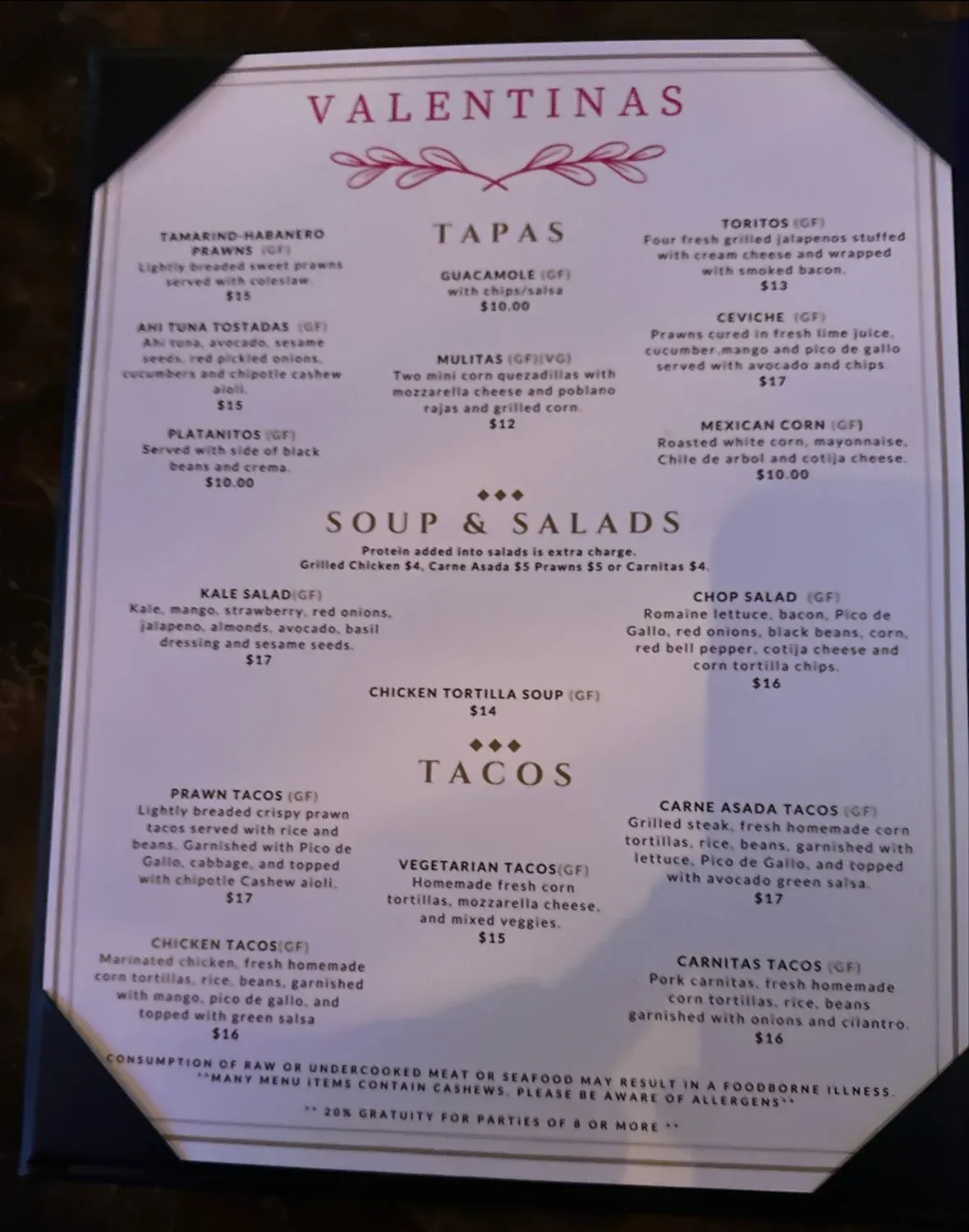 Menu 2