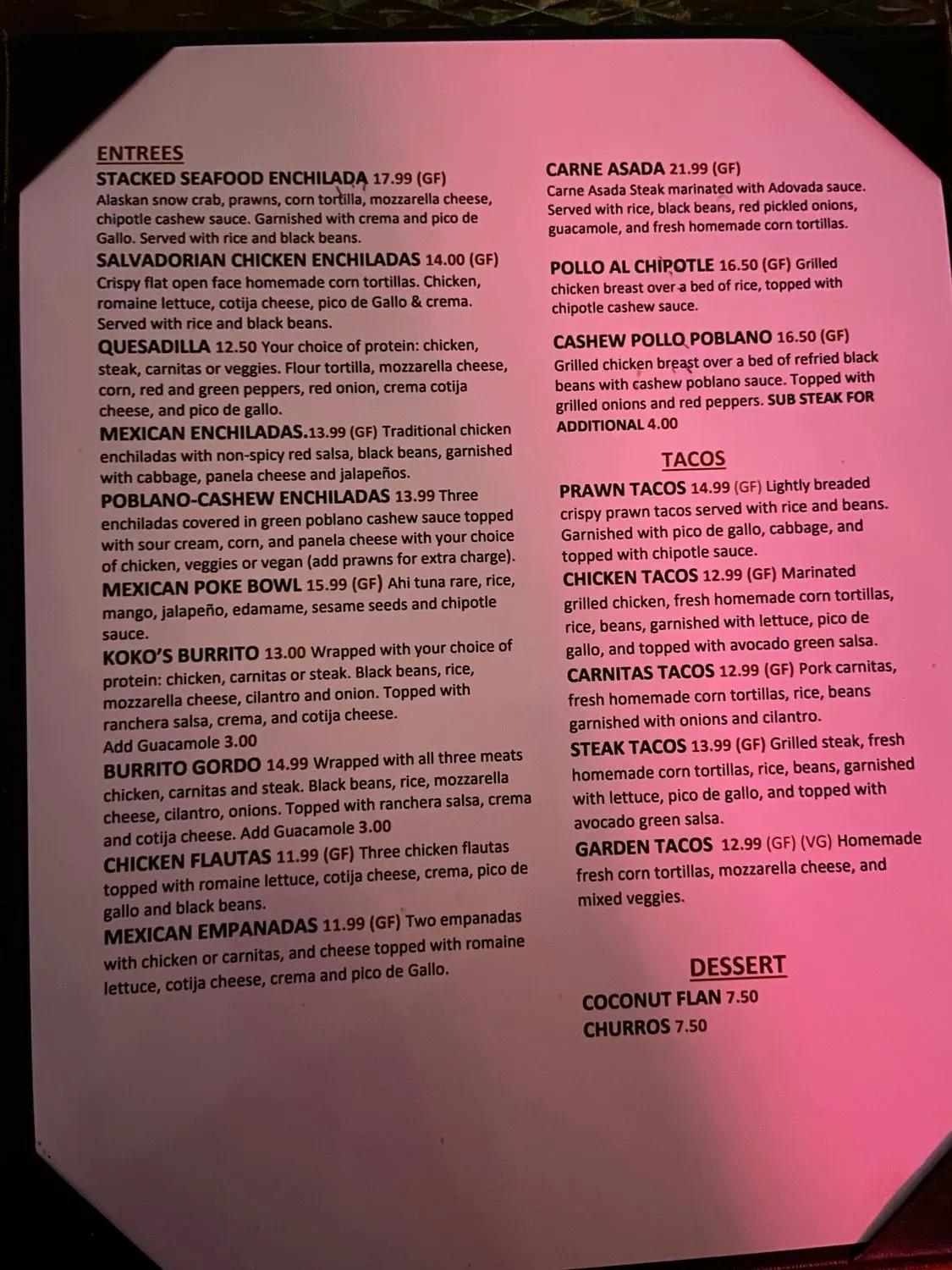 Menu 4