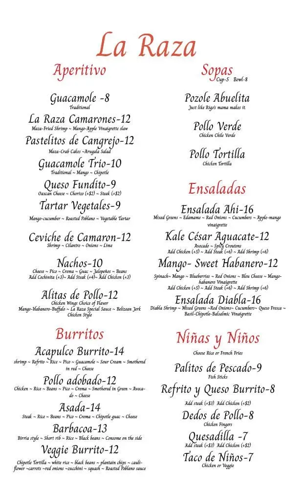 Menu 2